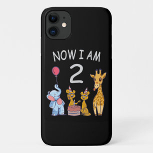 Now I am 2 year old 2nd Birthday at the Zoo iPhone 11 Case