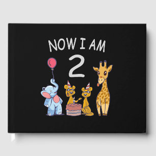 Now I am 2 year old 2nd Birthday at the Zoo Guest Book