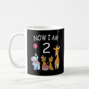 Now I am 2 years old 2nd Birthday at the Zoo Coffe Coffee Mug