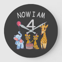 Now I am 4 year old 4th Birthday at the Zoo