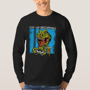 Now I Am Unstoppable Vintage Funny Stylish Gamer T T-Shirt