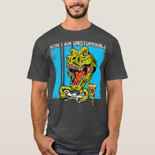 Now I Am Unstoppable Vintage Funny Stylish  TRex  T-Shirt