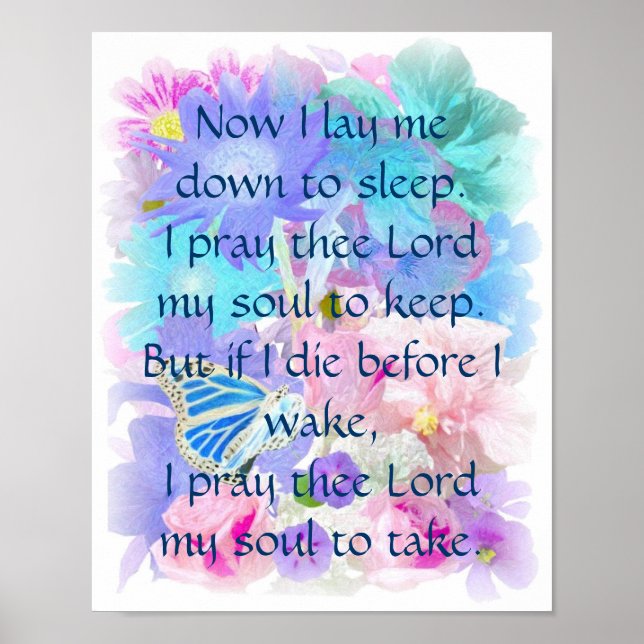 "Now I Lay Me Down to Sleep" Art Print (Front)