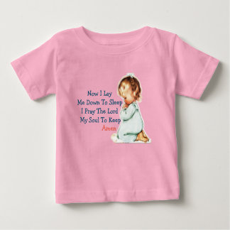 Now I Lay Me Down To Sleep Children Prayer Baby T-Shirt