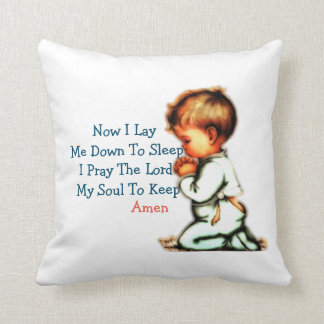 Now I Lay Me Down To sleep Children Prayer Cushion