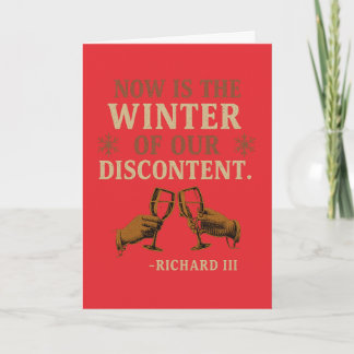 Now is the Winter of Discontent Card
