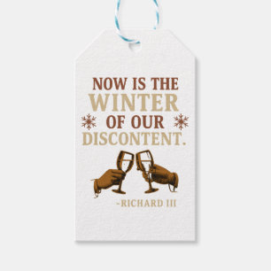 Now is the Winter of our Discontent Gift Tags