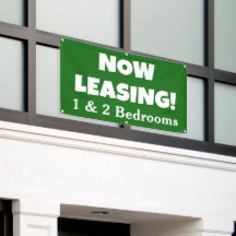 Now Leasing Custom Banner
