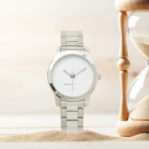 Now or Never Vanishing Quote for Procrastinators Watch