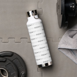 Now or Never Vanishing Quote for Procrastinators Water Bottle