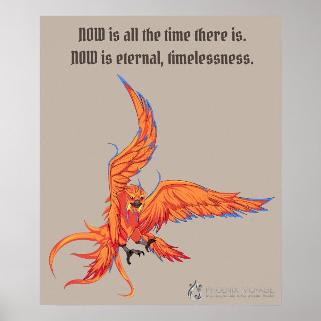 NOW... Phoenix Bird Poster (Front)