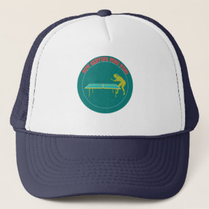 Now serving ping pong funny table tennis serving trucker hat