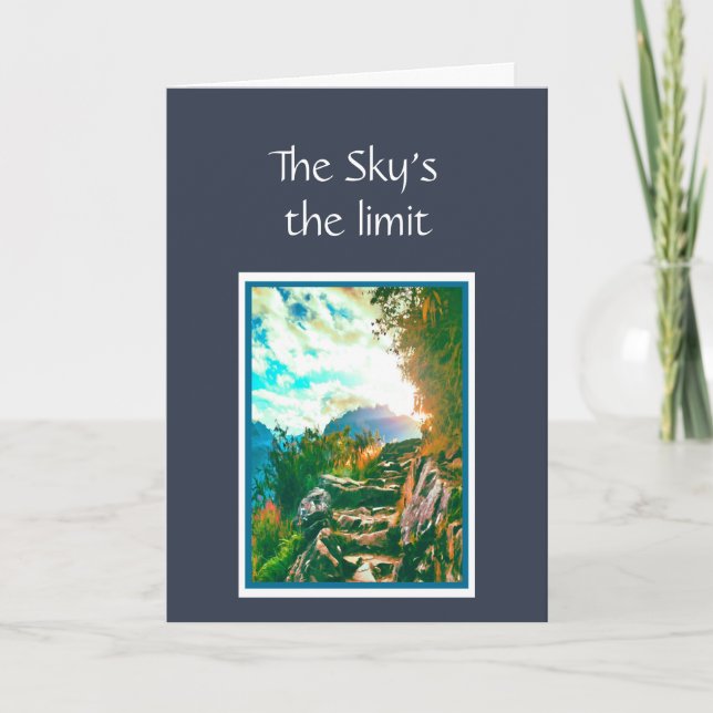 Now that You've Graduated The sky's the Limit Card (Front)