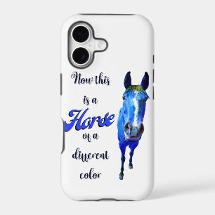 Now This Is A Horse Of A Different Colour in Blue