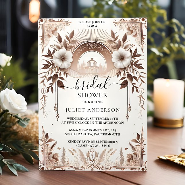 Now Traditional Marriage Vow Renewal Bridal Shower Invitation (Creator Uploaded)