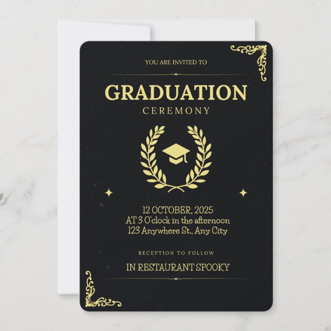 Now Trending: Graduate Invitation (Front)