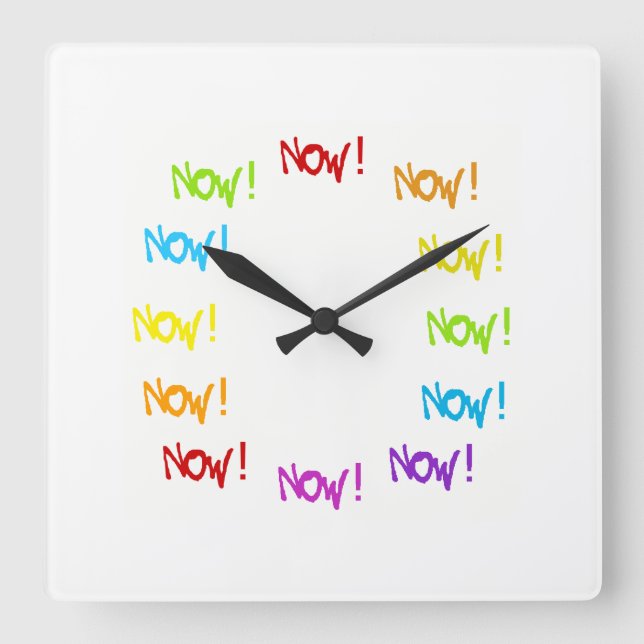 NOW ! WALL CLOCK BY DMT (Front)