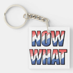 Now what in red white and blue key ring