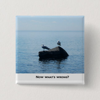 Now what's wrong? 15 cm square badge