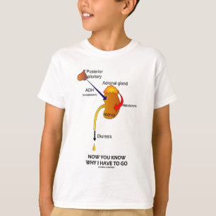 Now You Know Why I Have To Go (Diuresis) T-Shirt