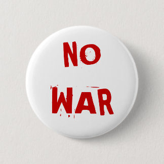 NOWAR 6 CM ROUND BADGE