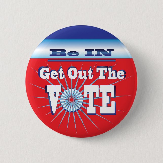 NowPower • Get Out The VOTE Button (Front)