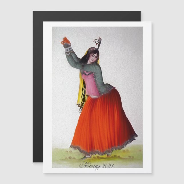 Nowruz 2021 magnetic invitation (Front/Back)