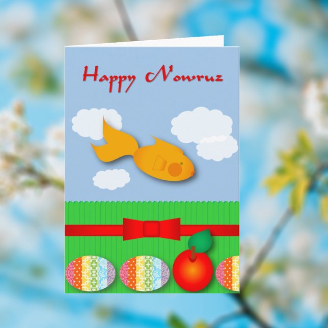 Nowruz Goldfish Card (Creator Uploaded)