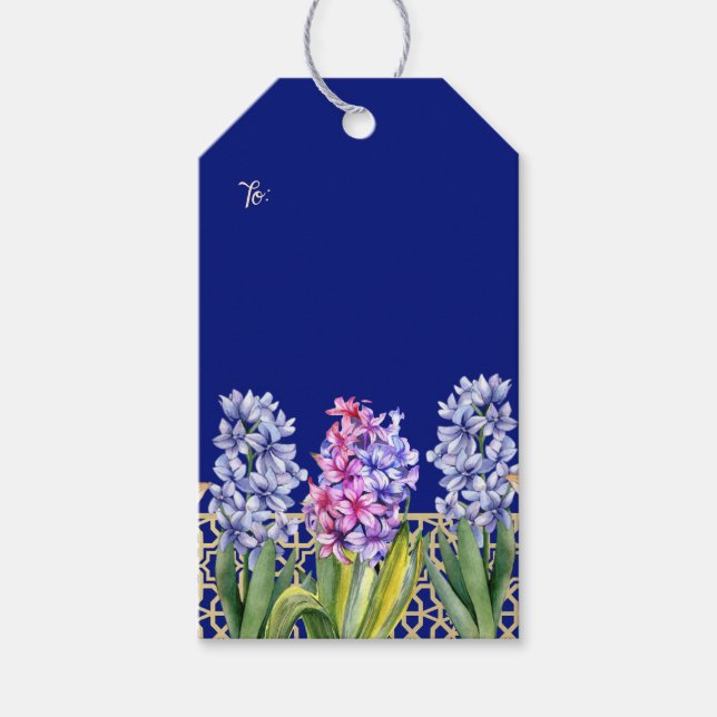 Nowruz Mobarak Spring Blossoms Gift Tags (Front)