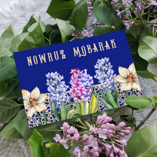 Nowruz Mobarak Spring Blossoms Postcard (Creator Uploaded)