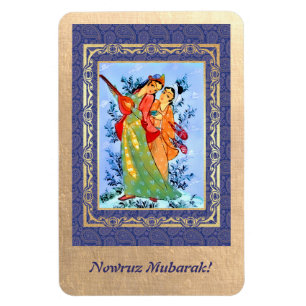 Nowruz Mubarak. Persian New Year Gift Magnets