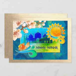 Nowruz Mubarak Persian New Year Party  Invitation