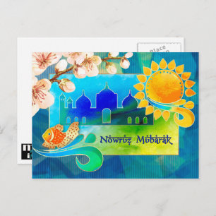 Nowruz Mubarak. Persian New Year Postcards