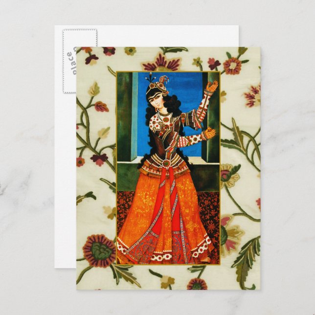 Nowruz Mubarak. Persian New Year Postcards (Front/Back)