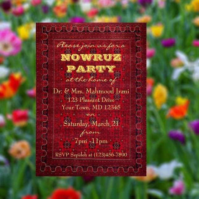 Nowruz Party Invitation (Creator Uploaded)