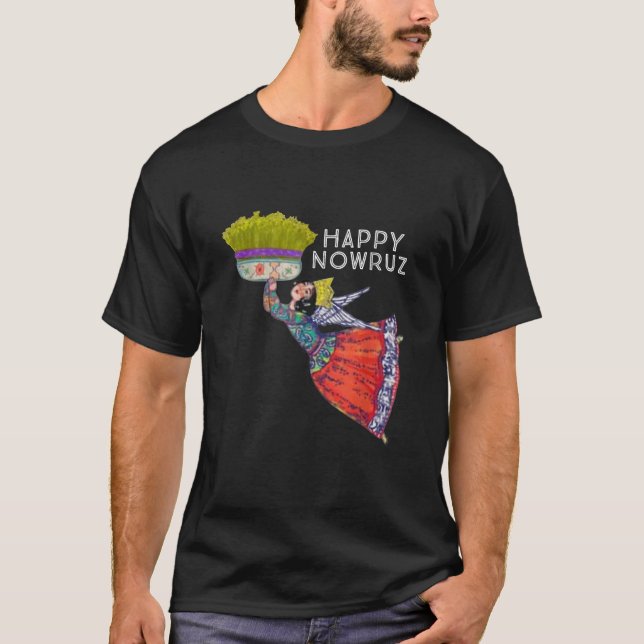 Nowruz Spring Persian New Year Norouz Haftseen Hap T-Shirt (Front)