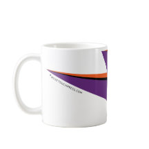 NP Purple Wraparound Bolt 11 oz Classic White Mug