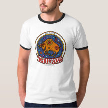 NP Taurus Men's Basic Ringer T-Shirt