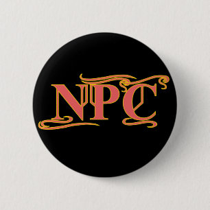 NPC Do Not Maim Rob or Kill Funny RPG 6 Cm Round Badge
