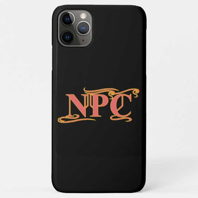 NPC Do Not Maim Rob or Kill Funny RPG Case-Mate iPhone Case (Back)