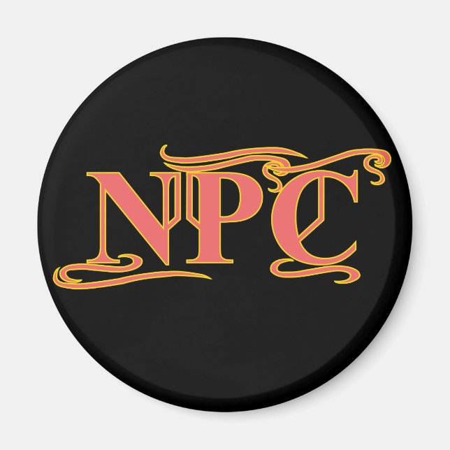 NPC Do Not Maim Rob or Kill Funny RPG Magnet (Front)