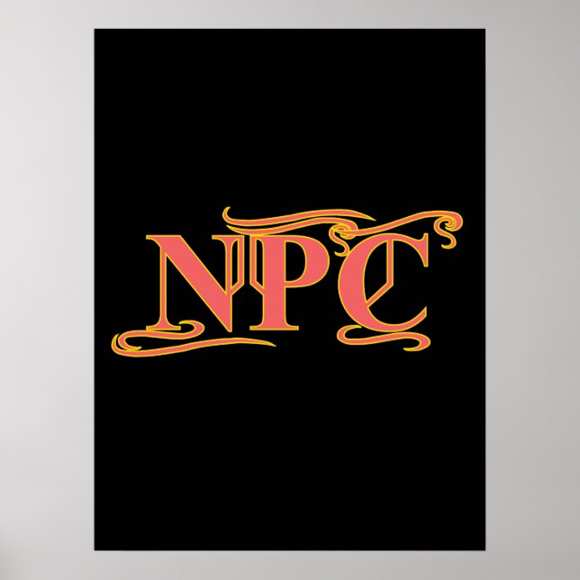 NPC Do Not Maim Rob or Kill Funny RPG Poster (Front)