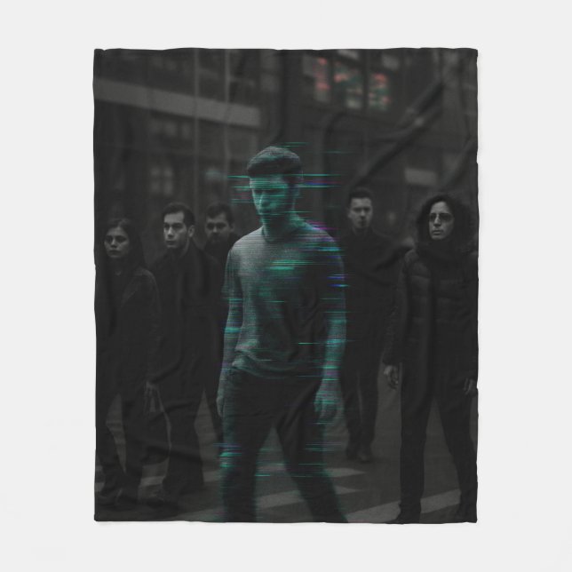 NPC Hunt - Target Glitch Captured Fleece Blanket (Front)