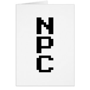 NPC - Non Playable Character Card