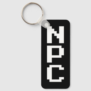 NPC - Non Playable Character Key Ring