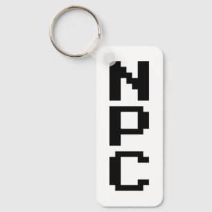 NPC - Non Playable Character Key Ring