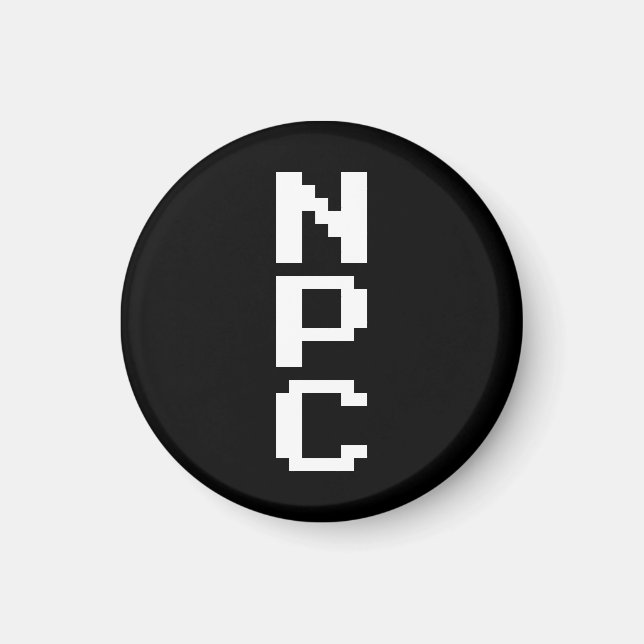 NPC - Non Playable Character Magnet (Front)