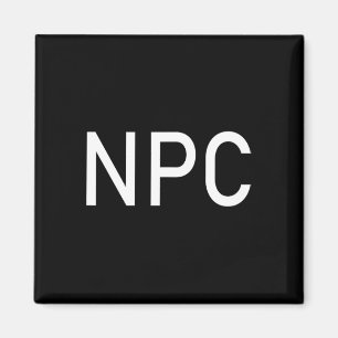 Npc Playing Halloween Fun Larp Rpg Role Magnet