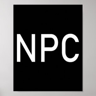 Npc Playing Halloween Fun Larp Rpg Role Poster