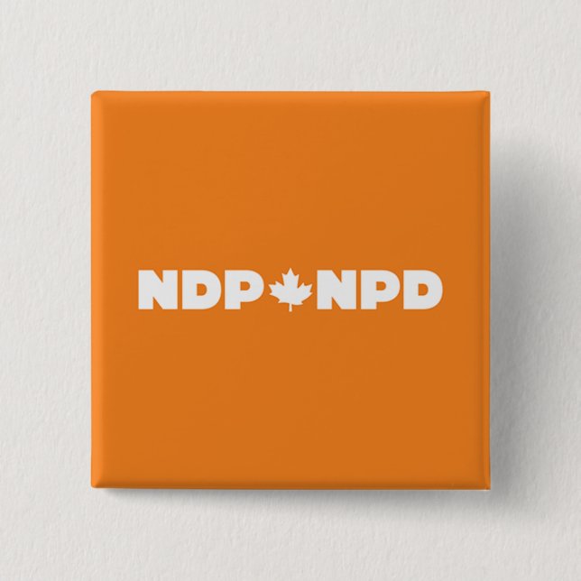 NPD Logo 15 Cm Square Badge (Front)